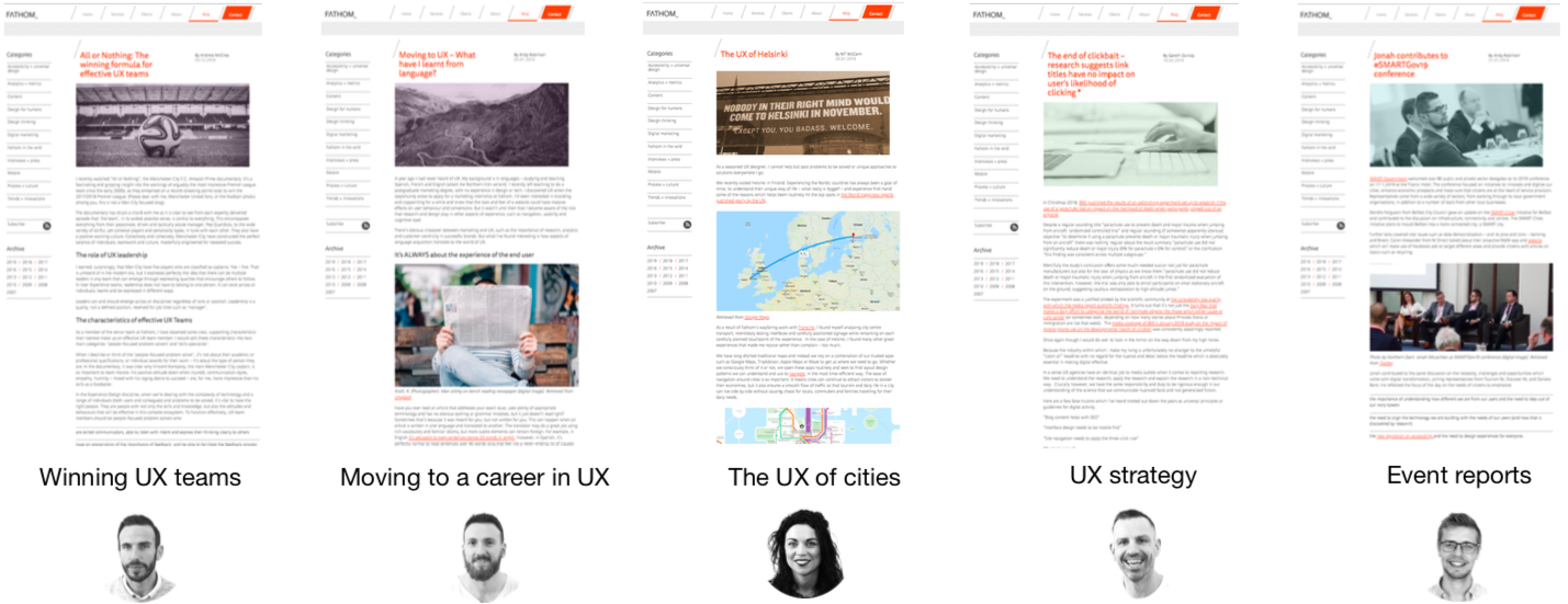 Fathom blog content