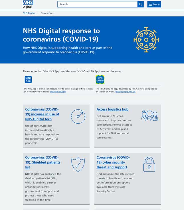 NHS digital response