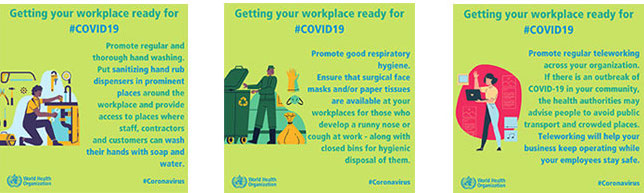 WHO Covid 19 messages